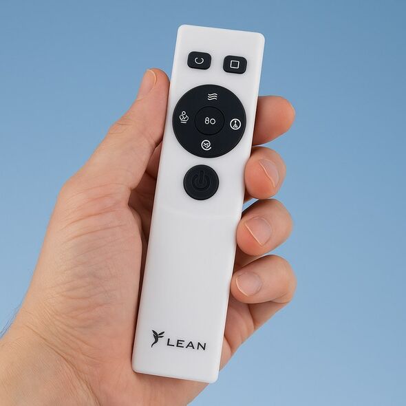 Wentylator Bezłopatkowy Podłogowy Oscylacja Timer Wyświetlacz LCD PILOT EDUKAMP