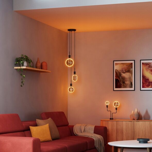 Διακοσμητικός λαμπτήρας LED OSRAM O-FILAMENT, G100, E27, 4W, 1800K, 110lm, ρυθμιζόμενος