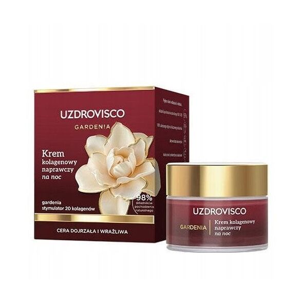 UZDROVISCO_Gardenia krem kolagenowy naprawczy na noc 50ml