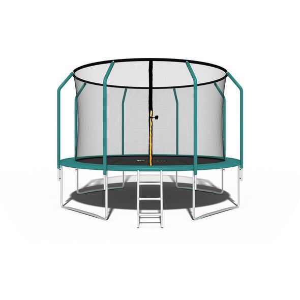 Trampolina ogrodowa Funfit Trampolina Ogrodowa Premium dla dzieci 374cm (12FT) z Siatką Wewnętrzną i Drabinką