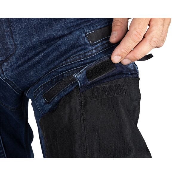 Spodnie robocze DENIM, wzmocnienia Oxford, granatowe, rozmiar M