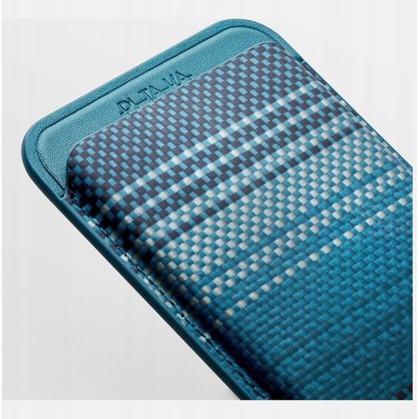 Portfel magnetyczny PITAKA Woven Wallet MagSafe do telefonu moonrise