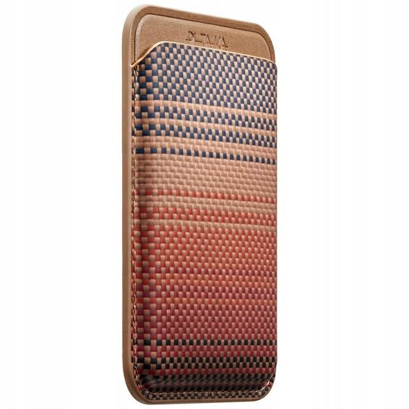 Portfel magnetyczny PITAKA Woven Wallet MagSafe do telefonu sunset