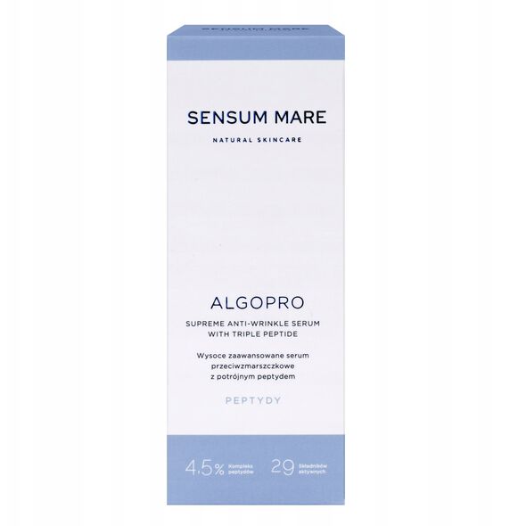 SENSUM MARE_Algopro wysoce zaawansowane serum przeciwzmarszczkowe z potrójnym peptydem 30ml