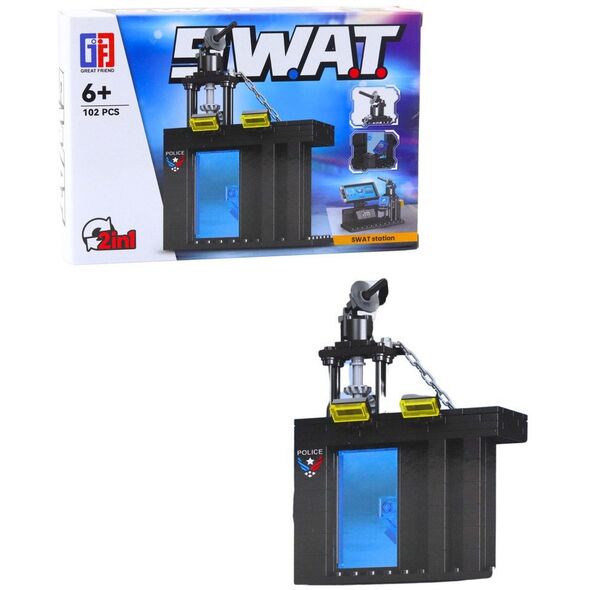 Klocki Konstrukcyjne Pojazdy Środki Transportu SWAT 2w1 92-117 el.