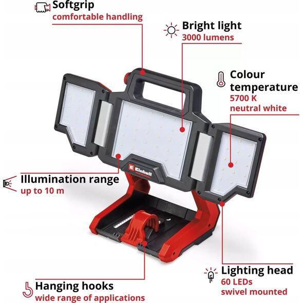 Einhell LAMPA AKUMULATOROWA TP-CL 18/3000 Li - Solo 4514172
