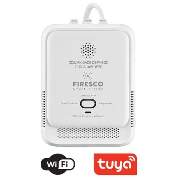 Czujnik gazu ziemnego Firesco JT-ZL2010W Wifi Tuya