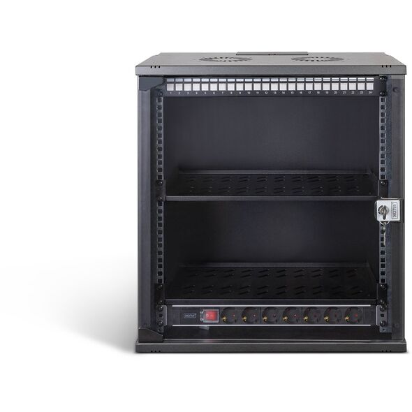 DIGITUS Netzwerk-Set 483 mm (19") - 12HE, 540x400 mm (BxT)sw