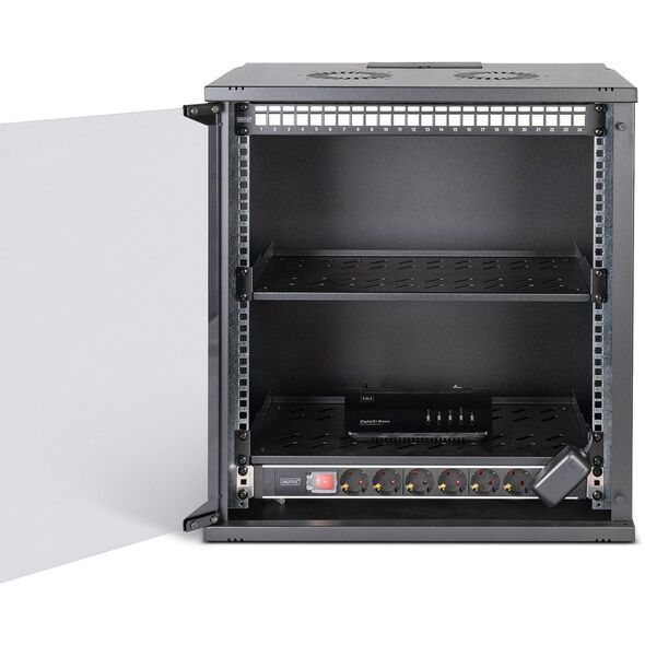 DIGITUS Netzwerk-Set 483 mm (19") - 12HE, 540x400 mm (BxT)sw