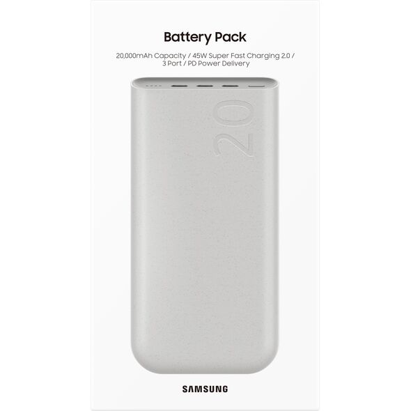 Samsung EB-P4520XUEGWW bank mocy 20000 mAh Beżowy