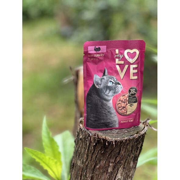 MY LOVE sasz. 85g INDYK w sosie  /24