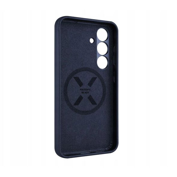 Fixed MagLeather Samsung Galaxy S25 blue