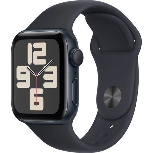Apple Watch SE 2024 GPS 40mm Θήκη από αλουμίνιο Midnight με Midnight Sport Band - M/L, Μοντέλο A2722