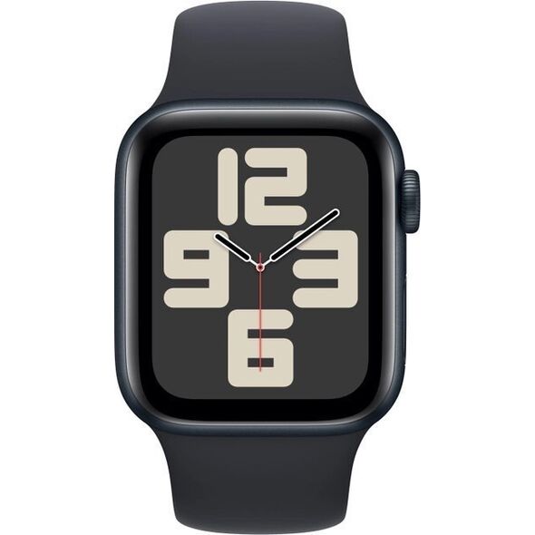 Apple Watch SE 2024 GPS 40mm Θήκη από αλουμίνιο Midnight με Midnight Sport Band - M/L, Μοντέλο A2722