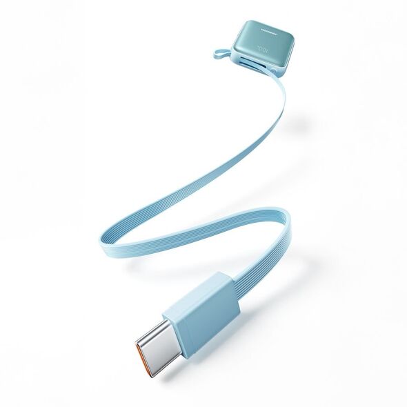 Powerbank Joyroom JR-PBF27 22,5W 10000mAh z dwoma wbudowanymi kablami - niebieski