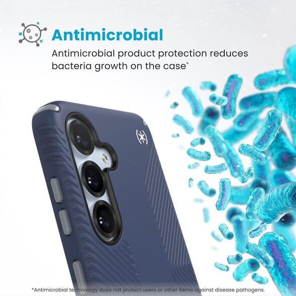 Speck Presidio2 Grip Magnet for Samsung Galaxy S25 / 24 (Coastal Blue/Dust Gray/White)