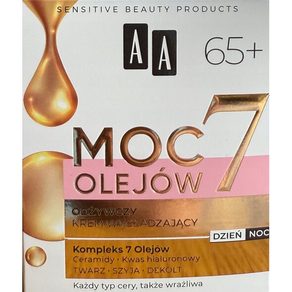 AA MOC 7 OLEJÓW Krem 65+ multiujędrniający 50ml