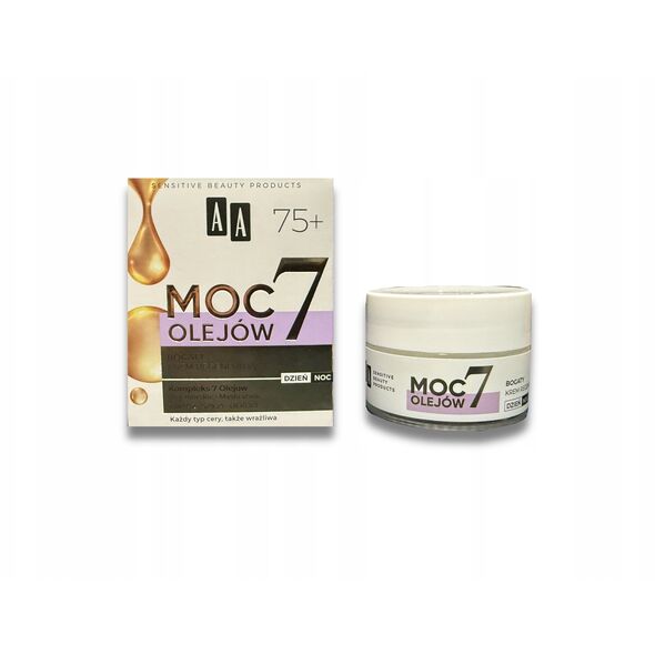 AA MOC 7 OLEJÓW Krem 75+ regenerujący 50ml