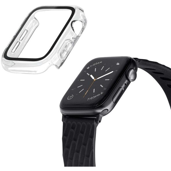 LAUT SHIELD Clear Glass/PC protector for Apple Watch 44mm