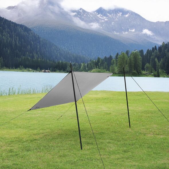 NC17111 TARP PŁACHTA BIWAKOWA KEMPINGOWA 230X140 CM NIEBIESKI NILS CAMP