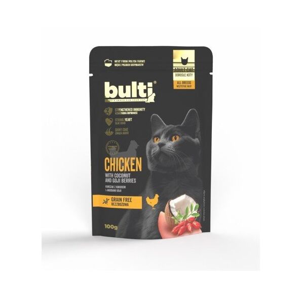BULTI Superfoods mielonka kurczak z kokosem i jagodami 100g
