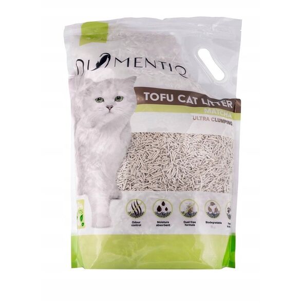 DIAMENTIQ Żwirek Tofu zbrylający 4 kg MATCHA