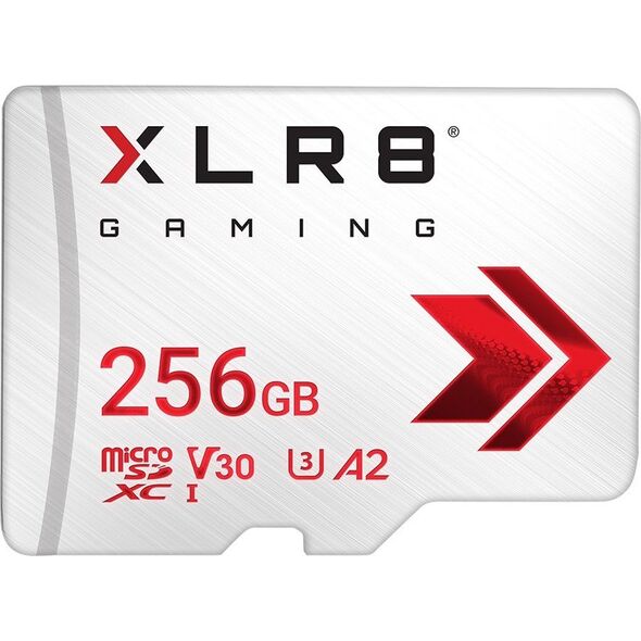 Karta PNY XLR8 Gaming MicroSDXC 256 GB Class 10 UHS-I/U3 A2 V30 (P-SDU256V32100XR-GE)