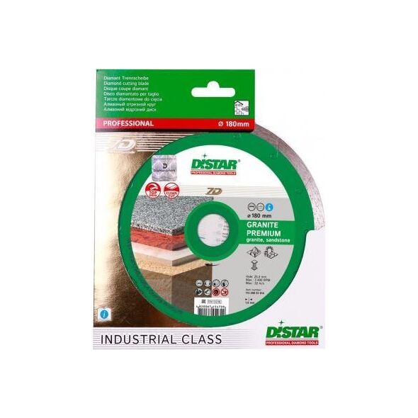 Di-Star TARCZA DIAMENTOWA DISTAR 230x1,6x8,5x25,4 Granit Premium
