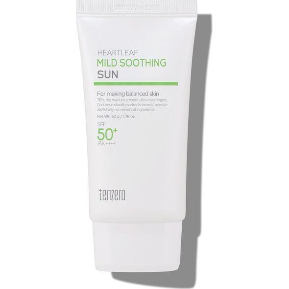 Tenzero Krem do twarzy SPF 50+ Regenerujący z Pstrolistką Sercowatą 50ml