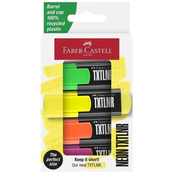 FABER-CASTELL Textmarker TXTLNR SF 4er Kartonetui