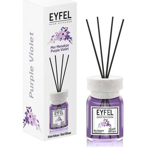 Eyfel Dyfuzor zapachowy z patyczkami Fiołek 120ml