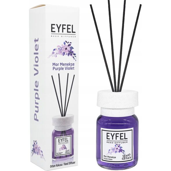 Eyfel Dyfuzor zapachowy z patyczkami Fiołek 120ml