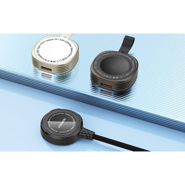 Ładowarka bezprzewodowa Foneng W02 do zegarka Apple Watch 2.5W, 1m (czarna)