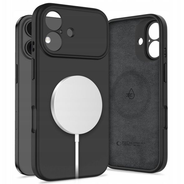 Etui Tech-Protect Silicone MagSafe do Apple iPhone 17 Black
