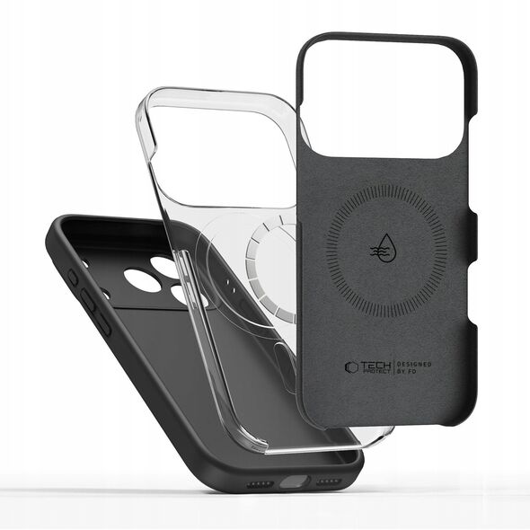 Etui Tech-Protect Silicone MagSafe do Apple iPhone 17 Pro Max Black