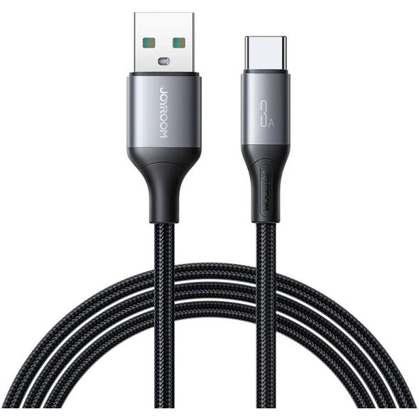 Kabel Joyroom S-A28 Flash Series 3A USB-A - USB-C 1m - czarny