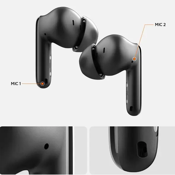 Bezprzewodowe słuchawki dokanałowe Spigen SA2400 ANC In-ear Earphone White