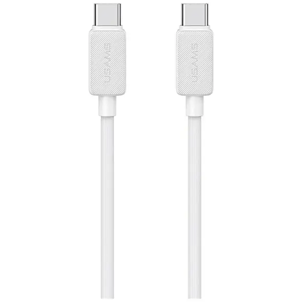 Kabel USAMS KY Series US-SJ696 60W USB-C do USB-C 2m biały