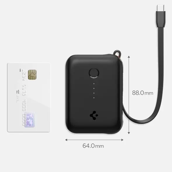 Powerbank Spigen Essentail EA3010BT Power Bank 10000mAh 30W Black