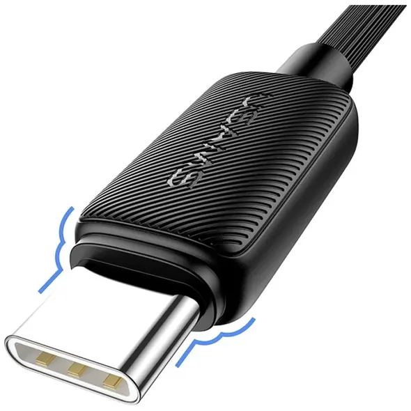 Kabel USAMS KY Series US-SJ698 3A USB-C do USB-A 3m biały
