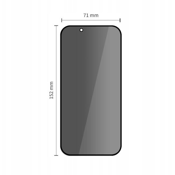 Szkło prywatyzujące Tech-Protect Glass Spy+ 2-pack na iPhone 17 Air