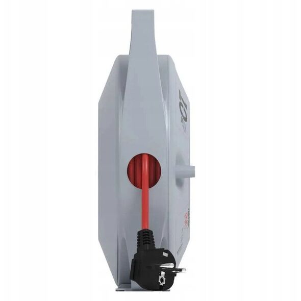Przedłużacz bębnowy Emos P19410N 10m 4 gnizda PVC 230V 10A 1mm2 IP20 czerwony/czarny