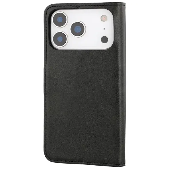 Etui z klapką Bizon Case Pocket do Apple iPhone 17 Pro czarne