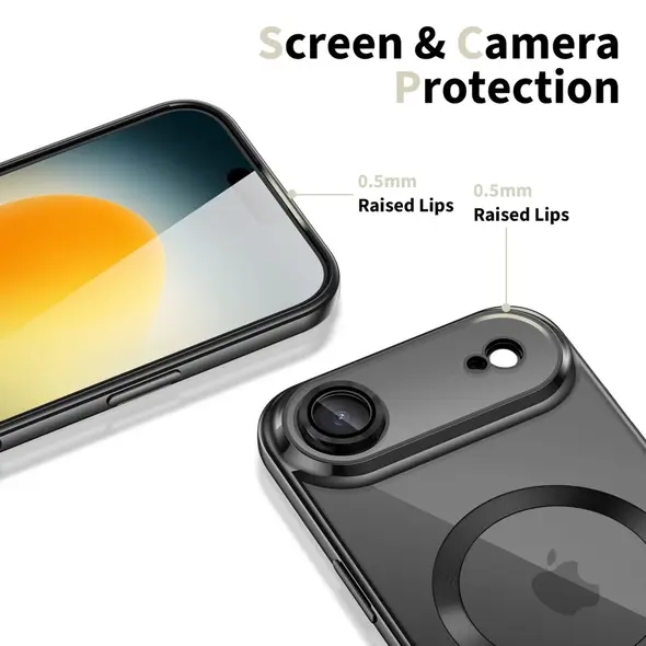 Etui Tech-Protect MagFlex MagSafe do Apple iPhone 17 Air Shiny Black