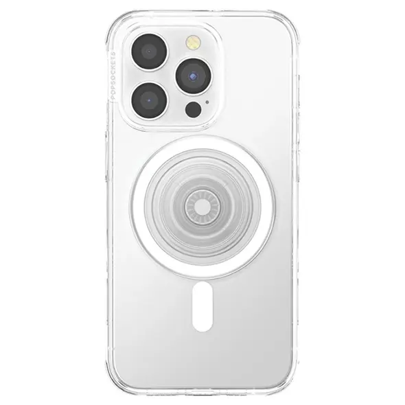 Uchwyt do telefonu POPSOCKETS PopGrip MagSafe 2 przezroczysty
