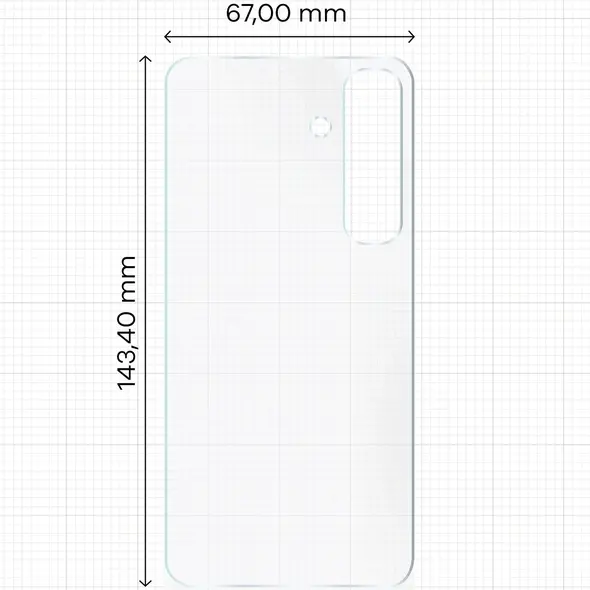 Folia hydrożelowa na tył Bizon Glass Hydrogel do Samsung Galaxy S25