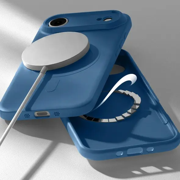 Etui Mercury Semi-Silicone MagSafe do iPhone 17 Air lawendowa szarość