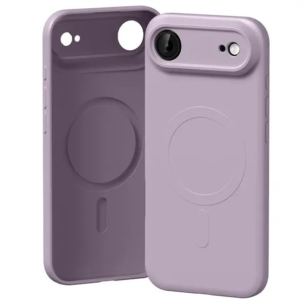Etui Mercury Semi-Silicone MagSafe do iPhone 17 Air lawendowa szarość