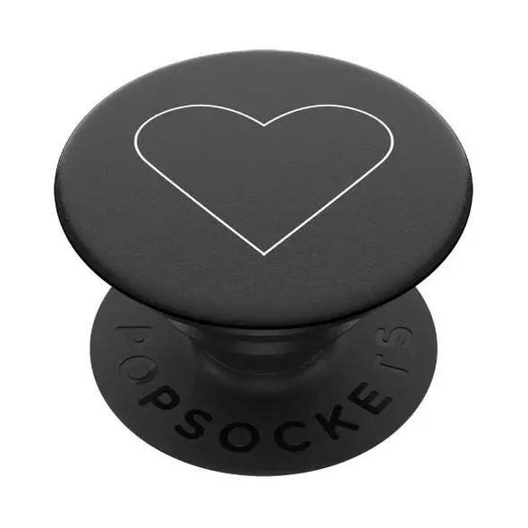 Uchwyt do telefonu POPSOCKETS 2 White Heart Black