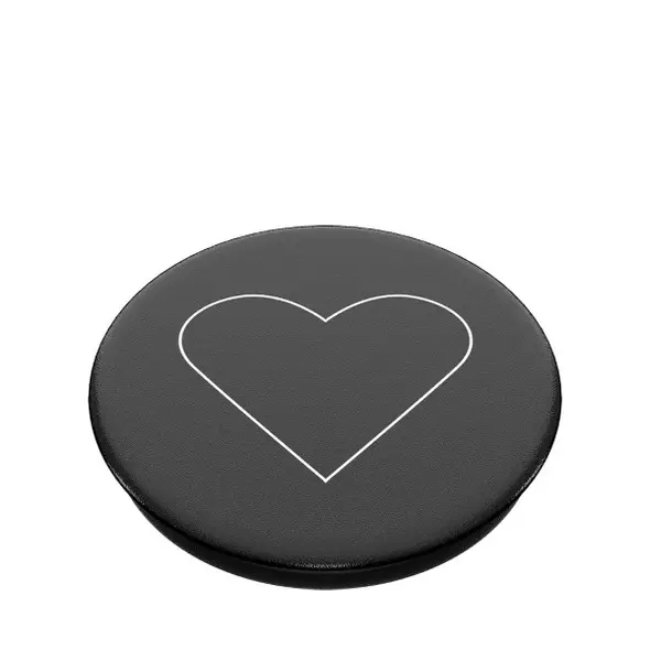 Uchwyt do telefonu POPSOCKETS 2 White Heart Black